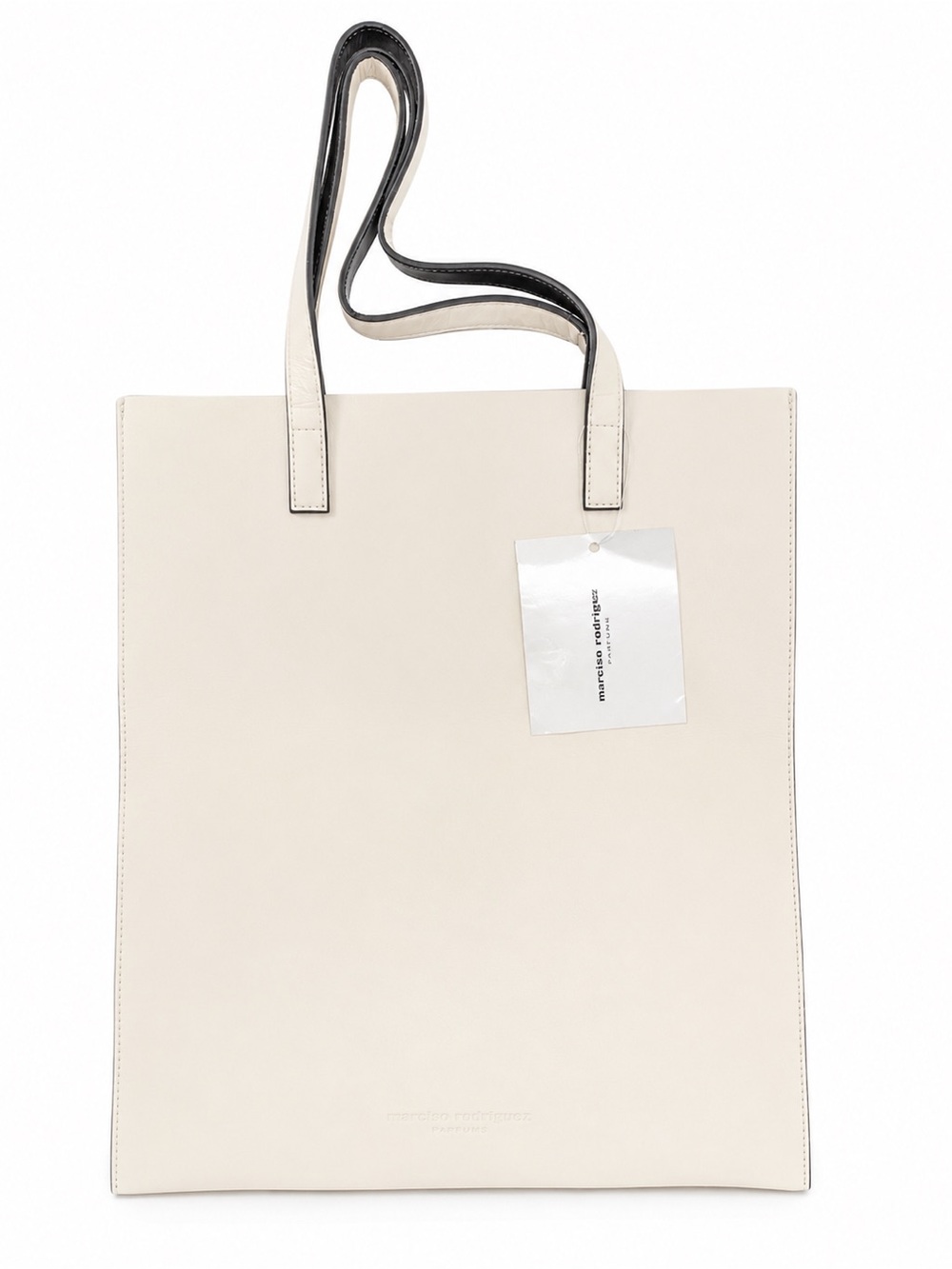 Narciso Rodriguez Parfums Cream Tote Bag Large Shopper Shoulder Bag NWT